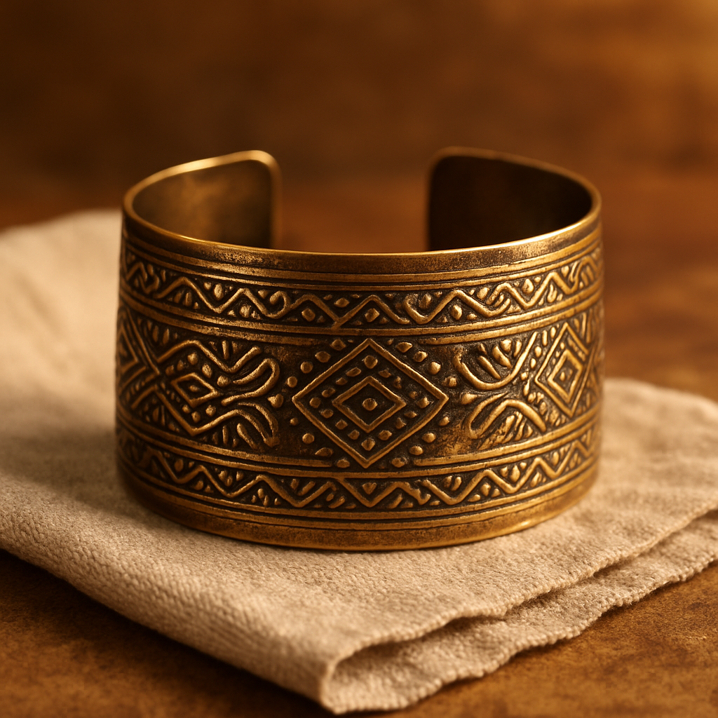 Woven cuff bracelet